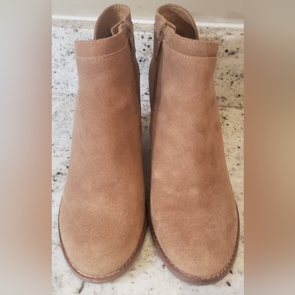 Lucky Brand Suede Wedge Ankle Boots in size 6M - Picture 3 of 8